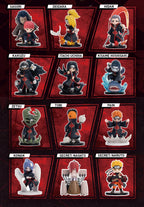 POP MART Naruto Shippuden Series Battle Against Akatsuki Themed Figure Blind Boxes Set