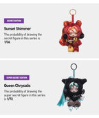 POP MART SKULLPANDA × My Little Pony Series Plush Doll Pendant