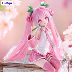 FuRyu Hatsune Miku Noodle Stopper Figure - Sakura Miku 2024 Pearl Color ver.
