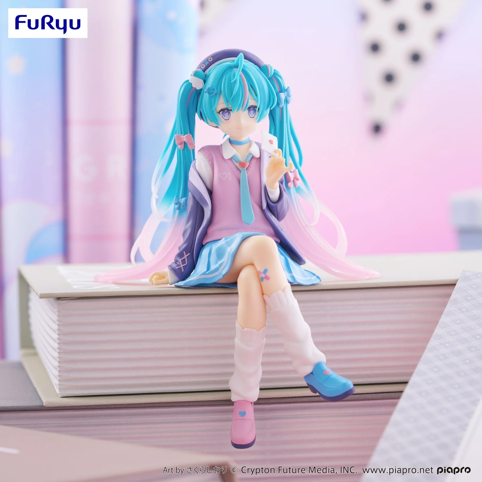 FuRyu Hatsune Miku Noodle Stopper Figure - Love Blazer Navy Color ver.