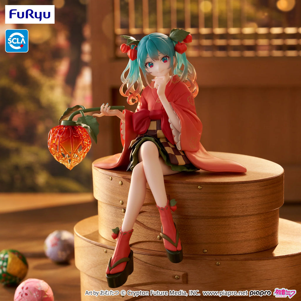 FuRyu Hatsune Miku Noodle Stopper Figure - Flower Fairy Winter Cherry Ver.