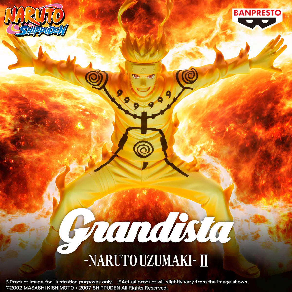 NARUTO Shippuden - GRANDISTA Figure - NARUTO UZUMAKI  II