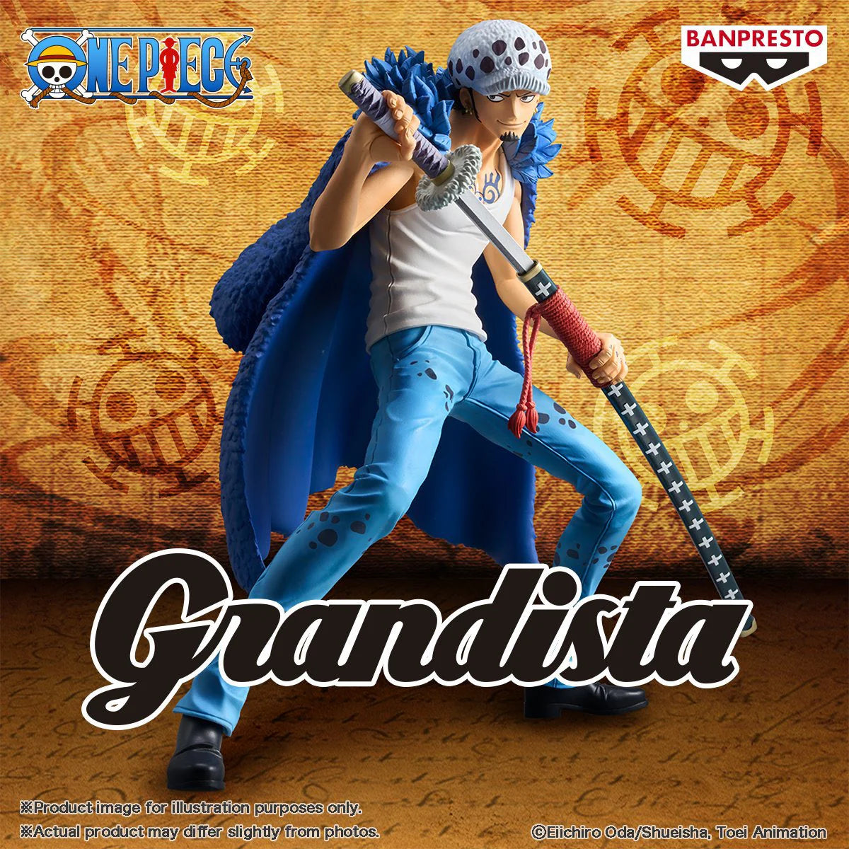 ONE PIECE - GRANDISTA Figure - TRAFALGAR LAW