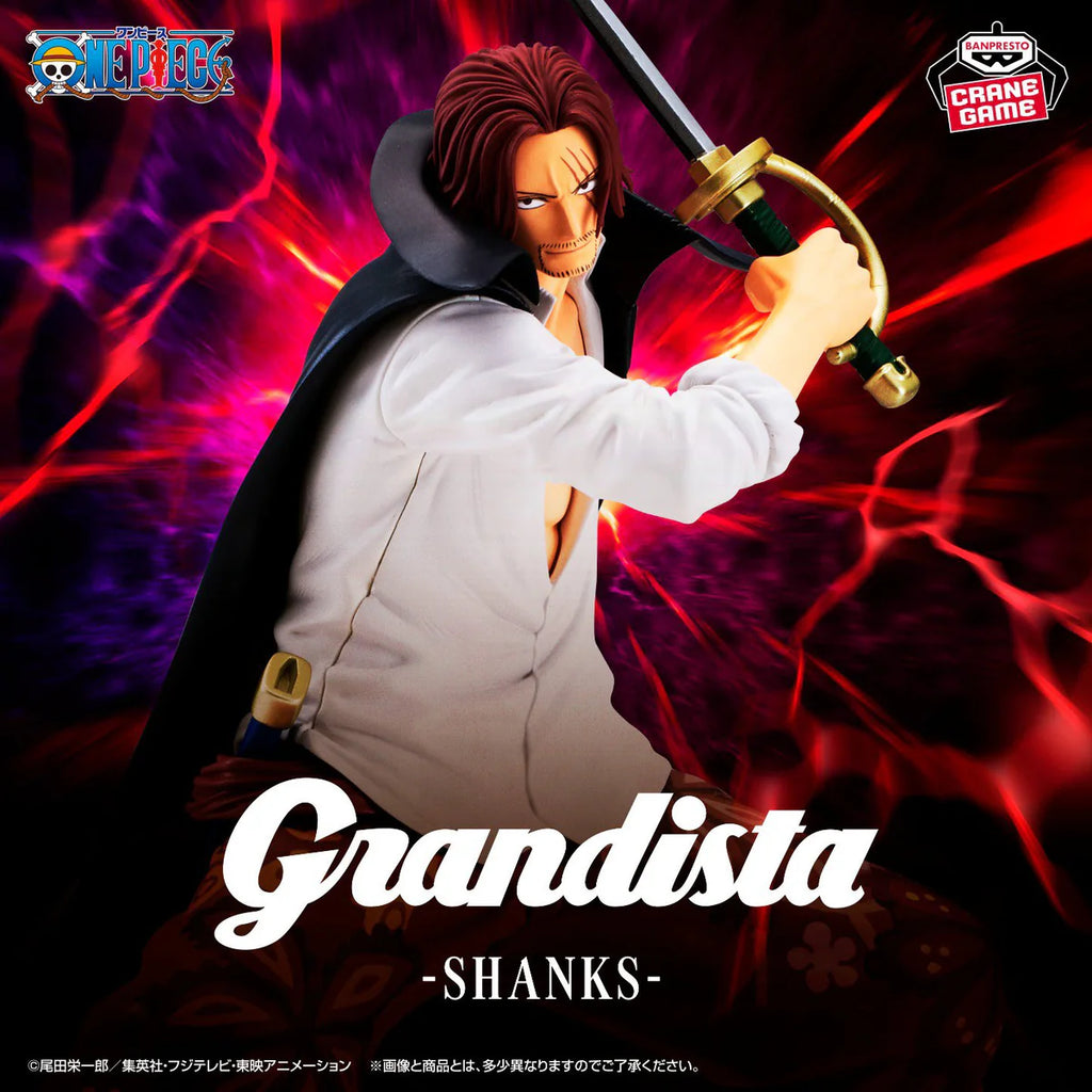ONE PIECE - GRANDISTA Figure - SHANKS (RED HAIR)