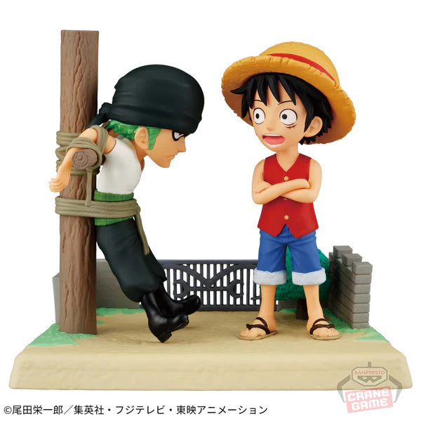 ONE PIECE World Collectable Figure (WCF) LOG STORIES - MONKEY D. LUFFY & RORONOA ZORO