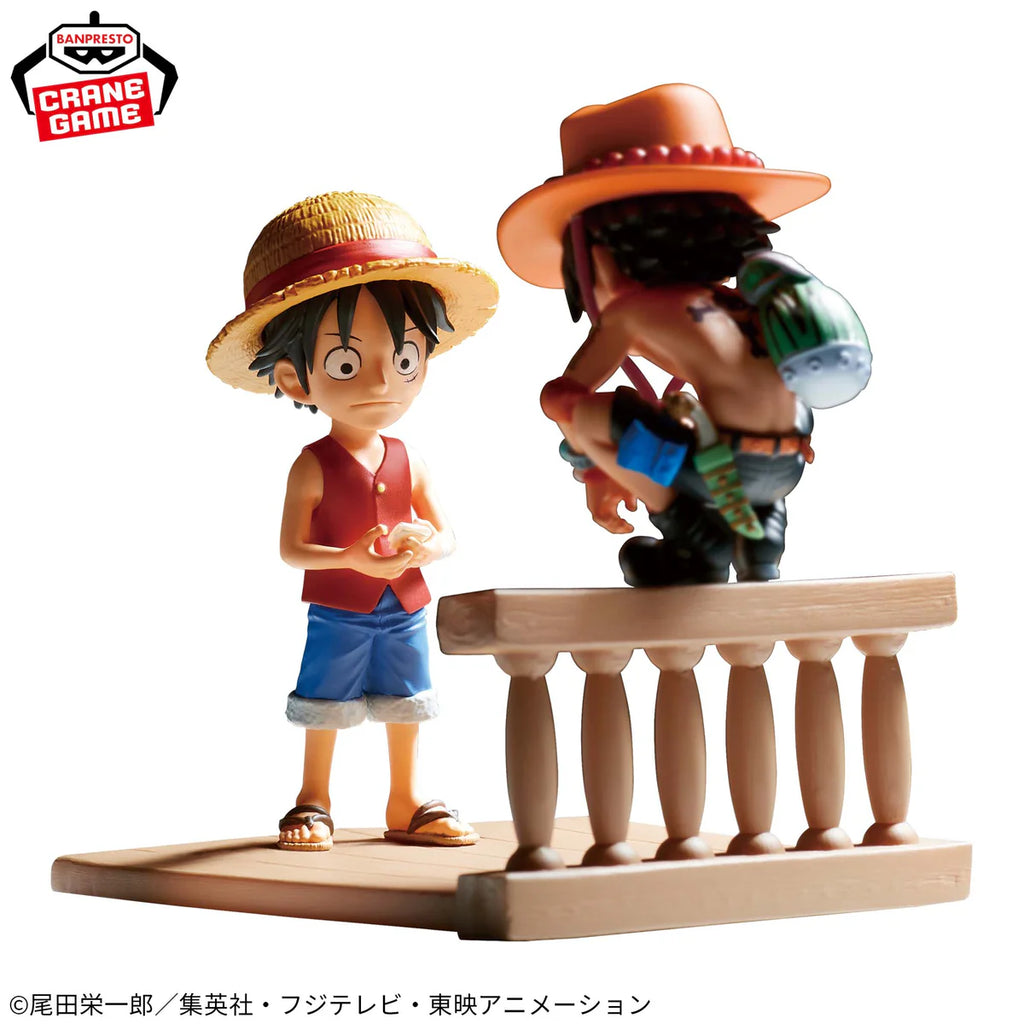 ONE PIECE World Collectable Figure (WCF) LOG STORIES - MONKEY D. LUFFY & PORTGAS D. ACE