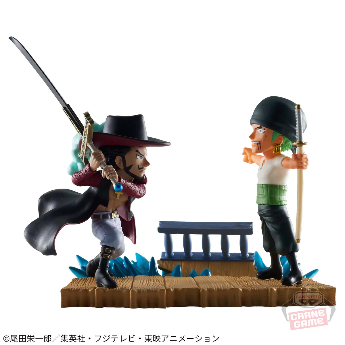ONE PIECE World Collectable Figure (WCF) LOG STORIES - RORONOA ZORO VS DRACULE MIHAWK