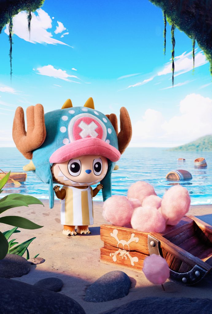 POP MART THE MONSTERS 400% Mega Labubu x One Piece Tony Tony Chopper