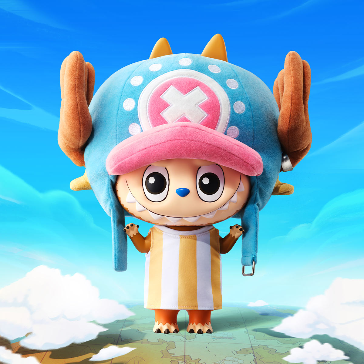 POP MART THE MONSTERS 400% Mega Labubu x One Piece Tony Tony Chopper