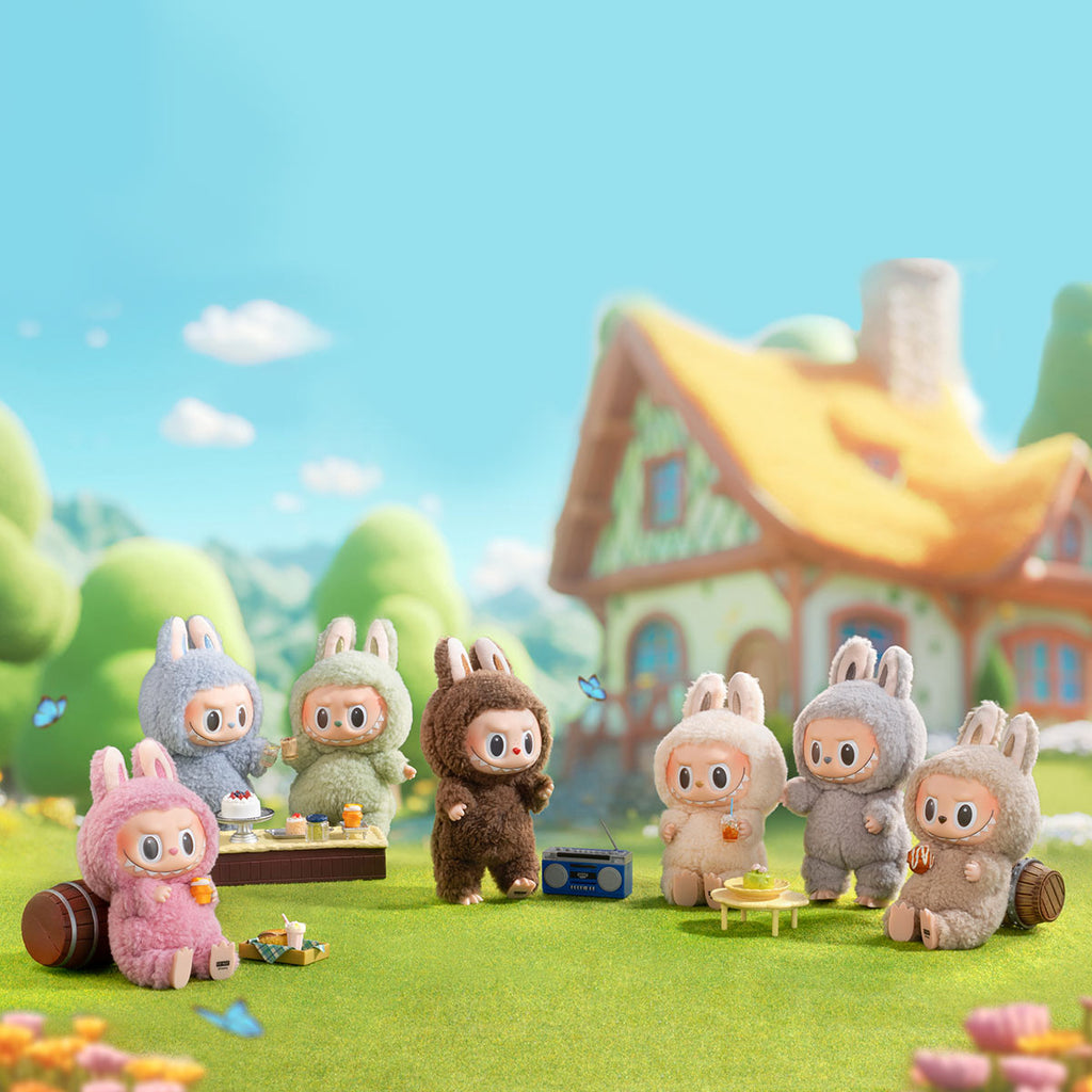 POP MART THE MONSTERS Exciting Macaron Series Vinyl Plush Pendant Blind Box